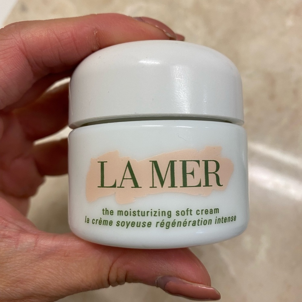 EMPTY La Mer Moisturizing Soft Cream glass jar